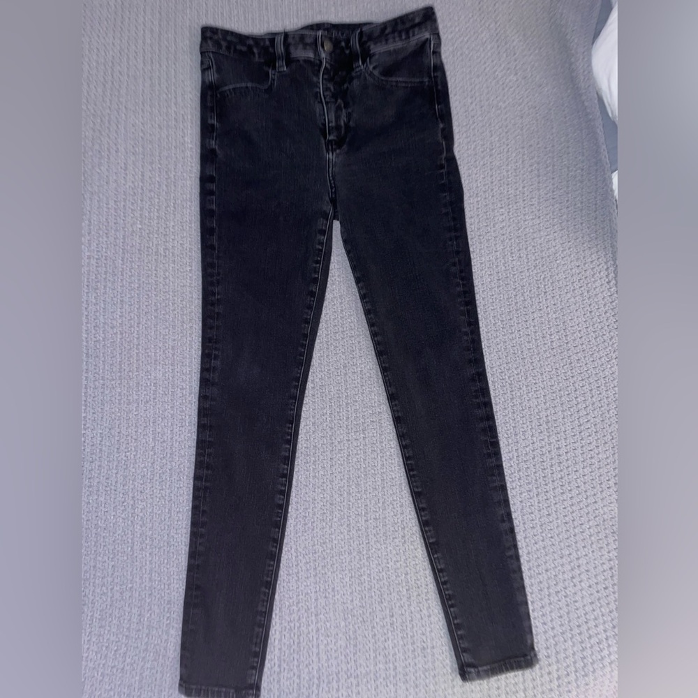 American Eagle Outfitters Black Skinny High-Rise Jeggings